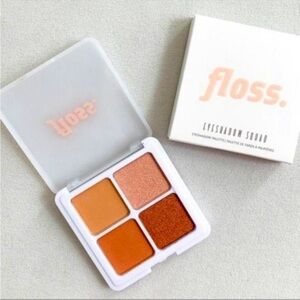 Floss Eyeshadow Quad Palette Just Peachy Warm Tones NIB